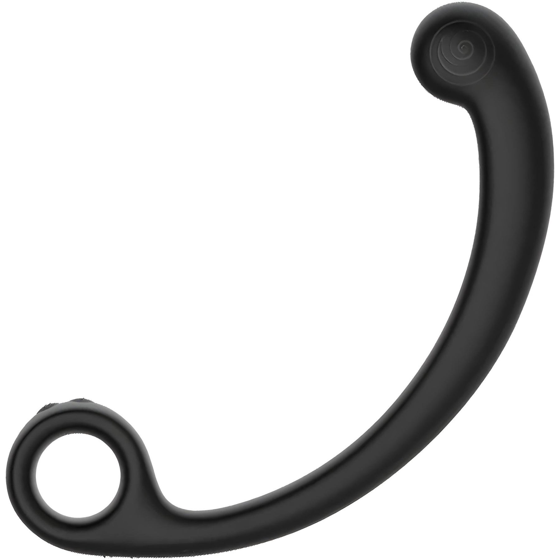 SVibe Snail AXI Spot Wand Silicone Rechargeable Waterproof G-Spot Vibrator - Granite Noir