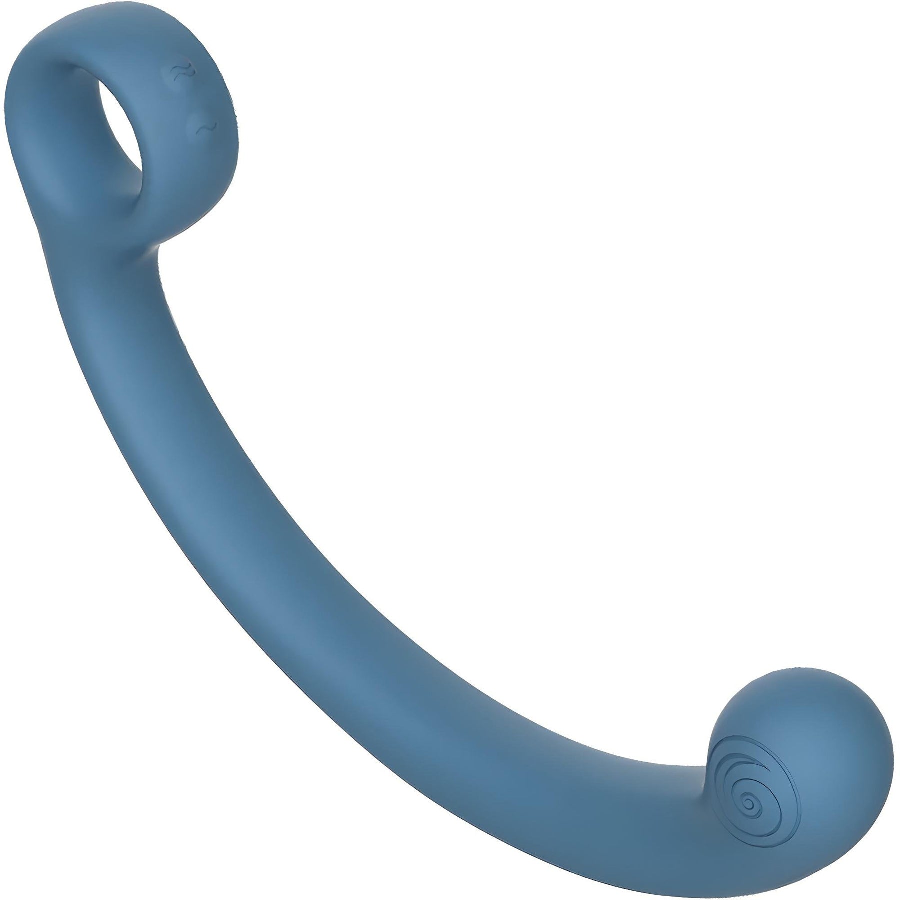 SVibe Snail AXI Spot Wand Silicone Rechargeable Waterproof G-Spot Vibrator - Blue Lagoon