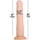 Naked Addiction Rotating, Thrusting, Vibrating 8" Silicone Suction Cup Dildo With Remote