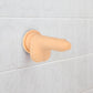 Naked Addiction Thrusting 6.5" Silicone Suction Cup Dildo With Balls - Vanilla