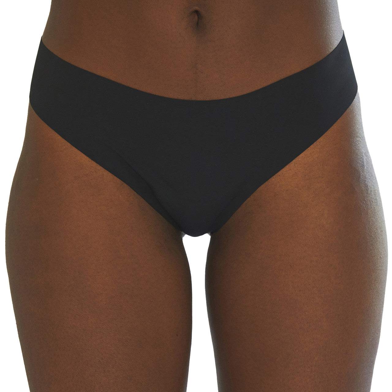 Bonks Individually Packaged Black Magic Seamless Thong - One Size