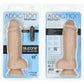 Addiction - Roman 8" Girthy Silicone Suction Cup Dildo With Balls - Vanilla