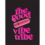 The Good Vibe Tribe Bullet Vibrator Greeting Card By KushKards