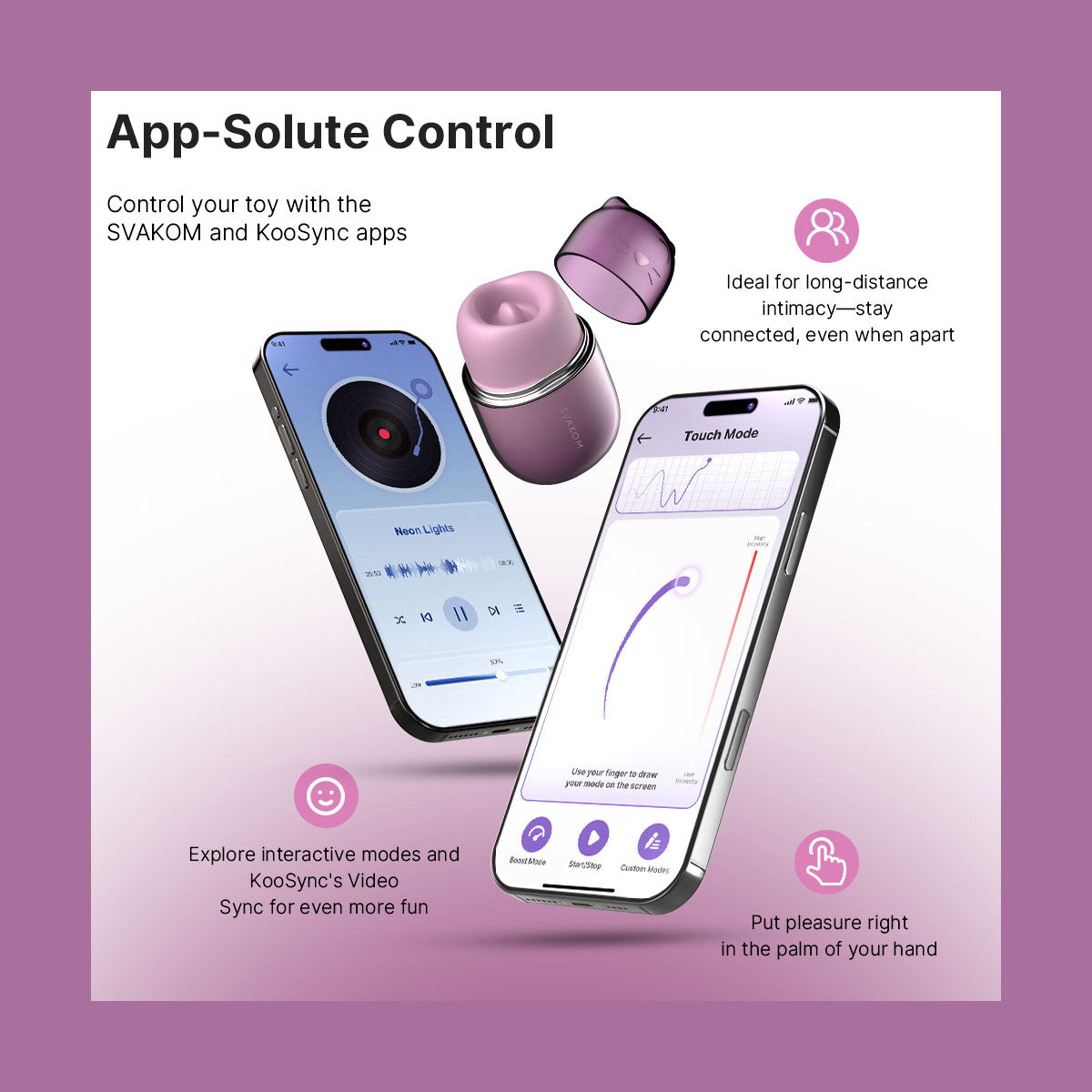KLITTY Triple-Action Tongue Licking & Suction Vibrator By SVAKOM