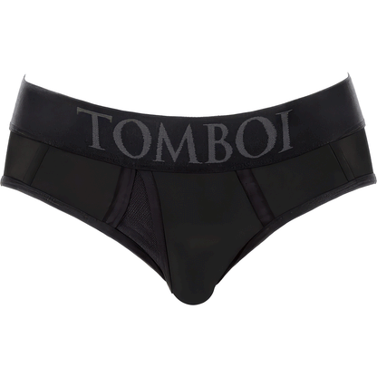 SpareParts Tomboi Cover Harness Briefs - Blackout Motion
