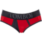 SpareParts Tomboi Cover Harness Briefs - Pepper Motion