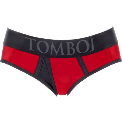 SpareParts Tomboi Cover Harness Briefs - Pepper Motion