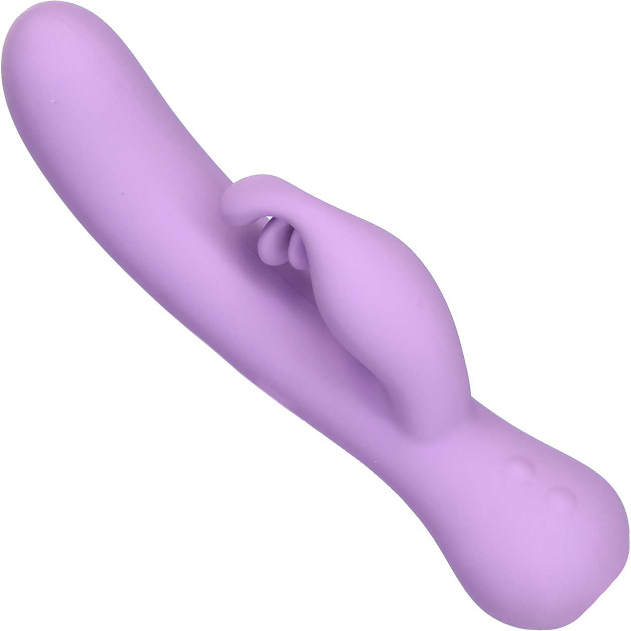 The Empress Swan Special Edition Rechargeable Silicone Dual Stimulation Vibrator - Lavender