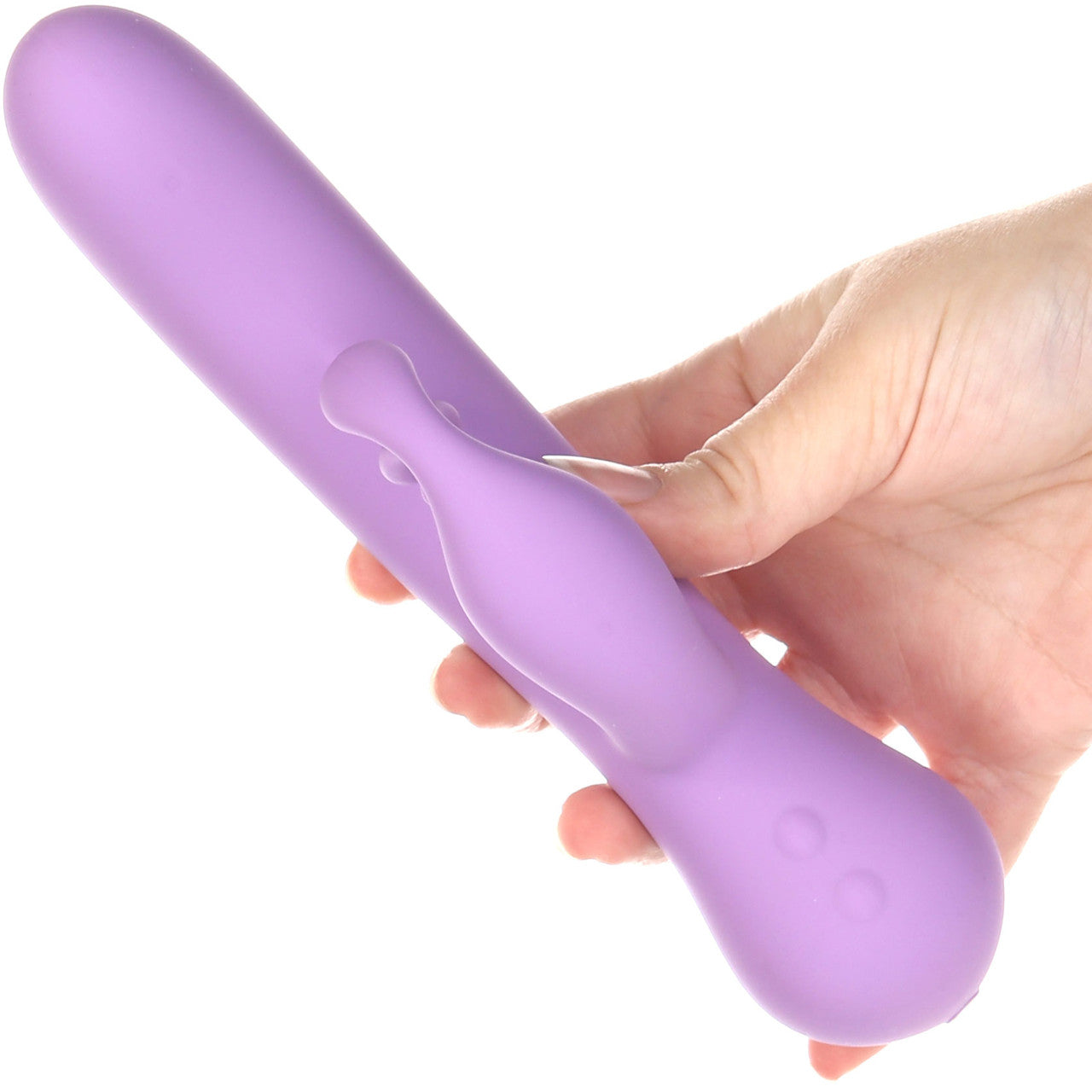 The Empress Swan Special Edition Rechargeable Silicone Dual Stimulation Vibrator - Lavender