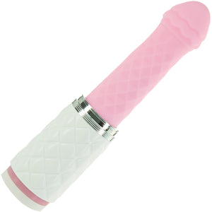 Pillow Talk Feisty Silicone Waterproof Rechargeable Thrusting Vibrator - Pink