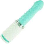 Pillow Talk Feisty Silicone Waterproof Rechargeable Thrusting Vibrator - Teal