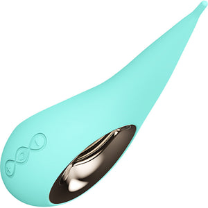 LELO DOT Revolutionary Clitoral Pinpoint Silicone Waterproof Rechargeable Vibrator - Aqua