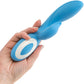 Wonderlust Harmony Rechargeable Silicone Dual Stimulation Rabbit Style Vibrator - Blue