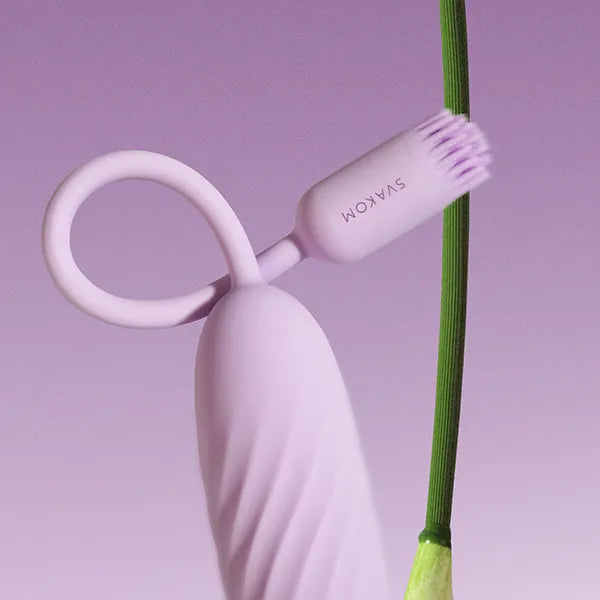 Svakom Plume Flexible Brush Tail Silicone Bullet Vibrator