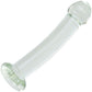 Harness Smooth Glass Dildo By Crystal Delights