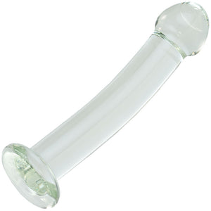 Harness Smooth Glass Dildo By Crystal Delights