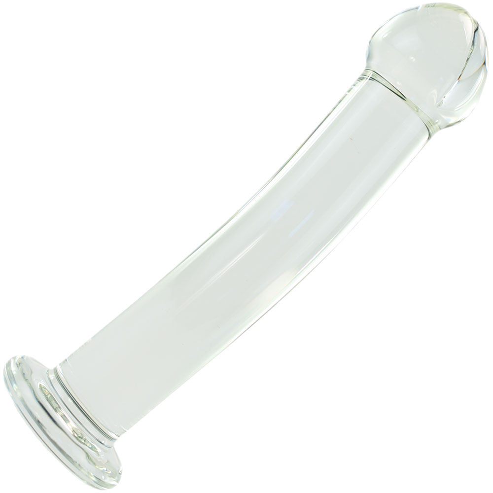 Harness Smooth Glass Dildo By Crystal Delights