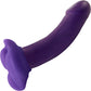 Bumpher Soft Silicone Dildo Base for Harness Play By Banana Pants - Purple