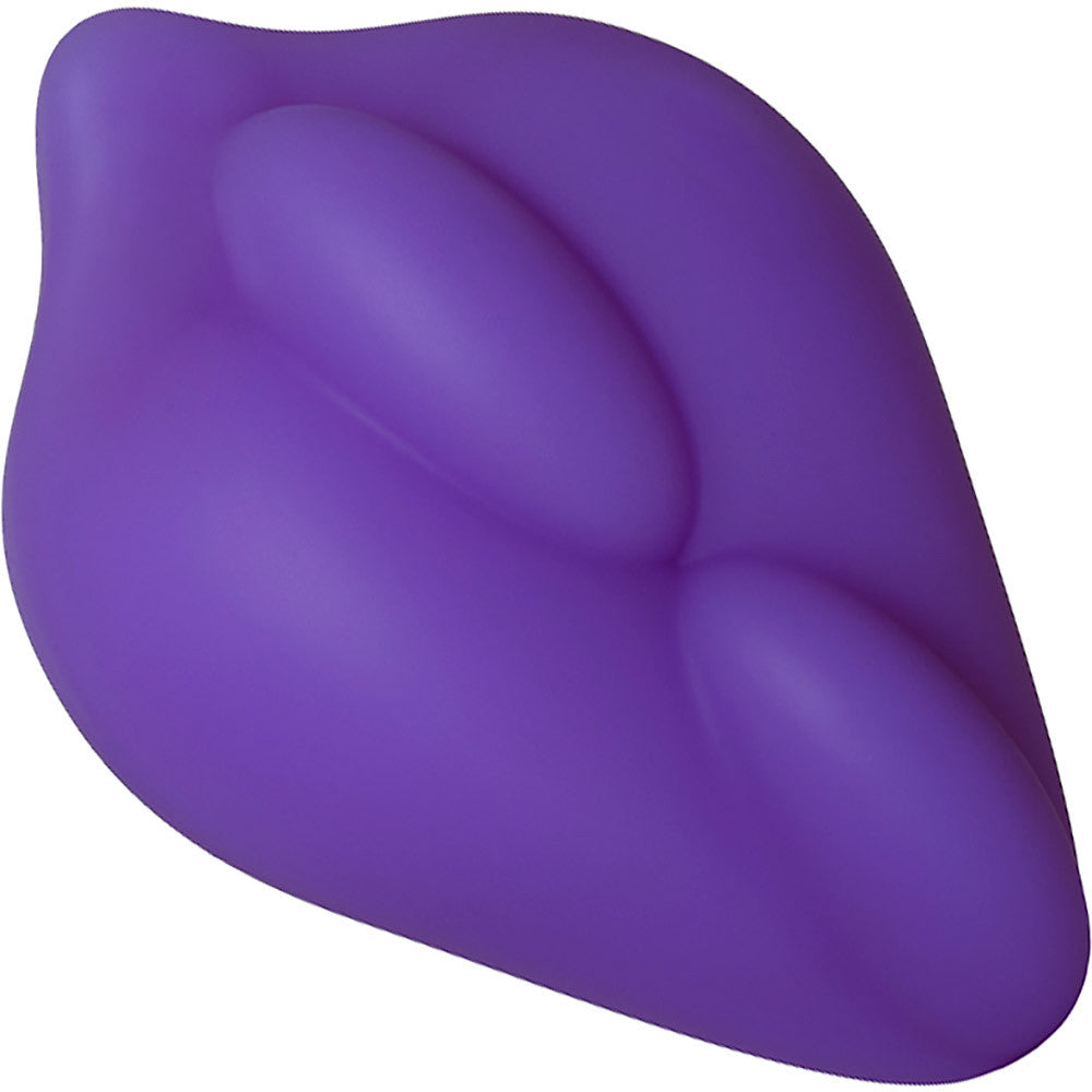 Bumpher Soft Silicone Dildo Base for Harness Play By Banana Pants - Purple