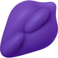 Bumpher Soft Silicone Dildo Base for Harness Play By Banana Pants - Purple