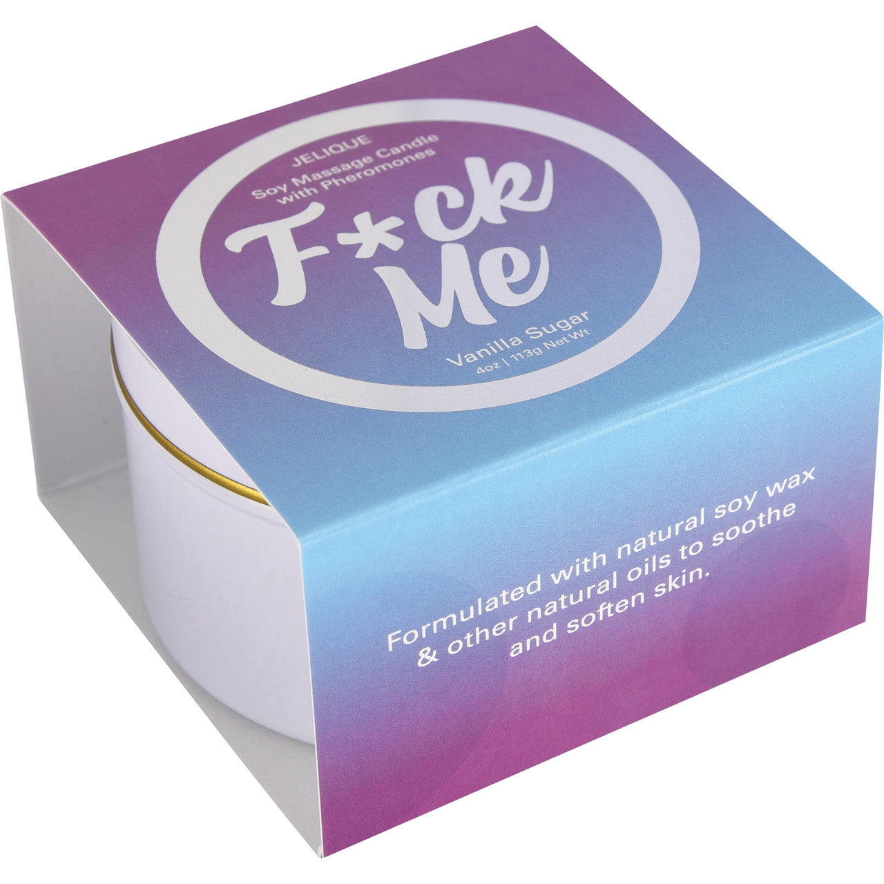 Jelique Massage Candle With Pheromones F*CK Me Vanilla Sugar 4 oz