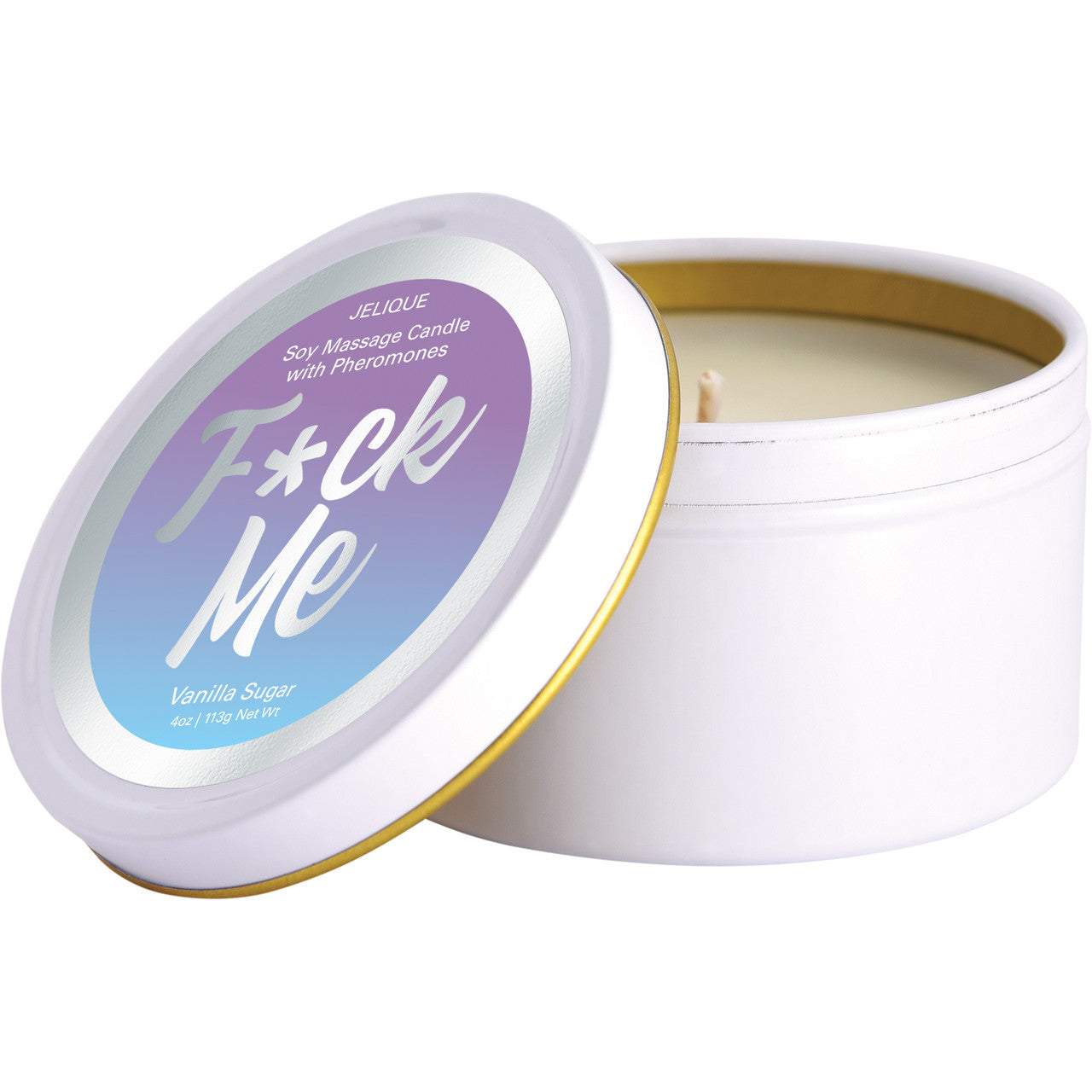 Jelique Massage Candle With Pheromones F*CK Me Vanilla Sugar 4 oz