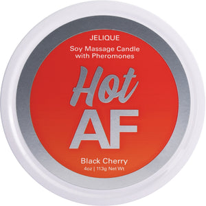 Jelique Massage Candle With Pheromones Hot AF Black Cherry 4 oz