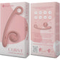 Snail Vibe Curve Silicone Rechargeable Waterproof Dual Stimulation Vibrator - Peach