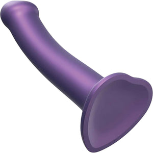 Strap-on-Me Silicone Suction Cup Dildo - Metallic Purple