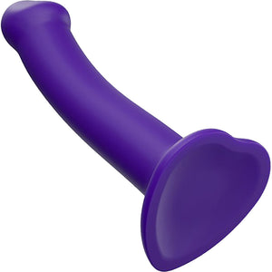 Strap-on-Me Bendable Dual Density Silicone Dildo - Medium Purple