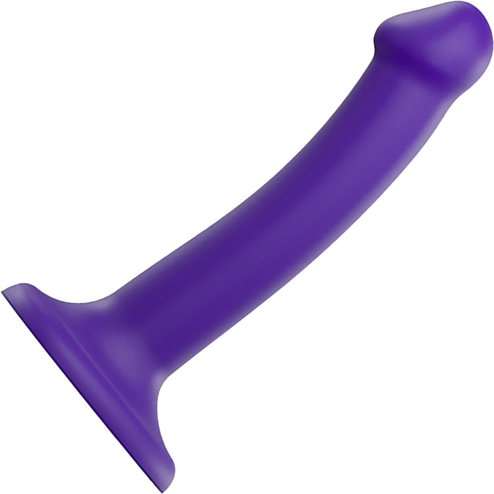 Strap-on-Me Bendable Dual Density Silicone Dildo - Small Purple