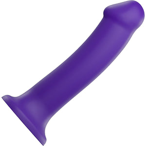 Strap-on-Me Bendable Dual Density Silicone Dildo - XL Purple