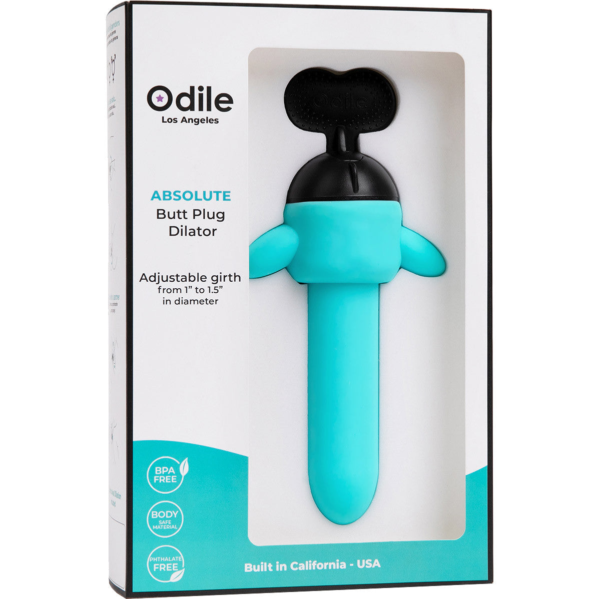 Odile Absolute Butt Plug Dilator For Intermediates - Turquoise
