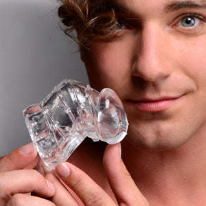 Master Series Detained 2.0 Restrictive Chastity Cage With Nubs