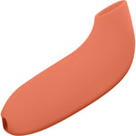 AER Silicone Rechargeable Waterproof Pressure Wave Suction Toy By Dame - Papaya