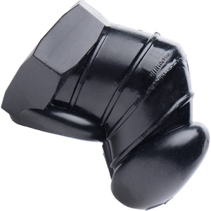 Master Series Detained Restrictive Chastity Cage With Nubs - Black