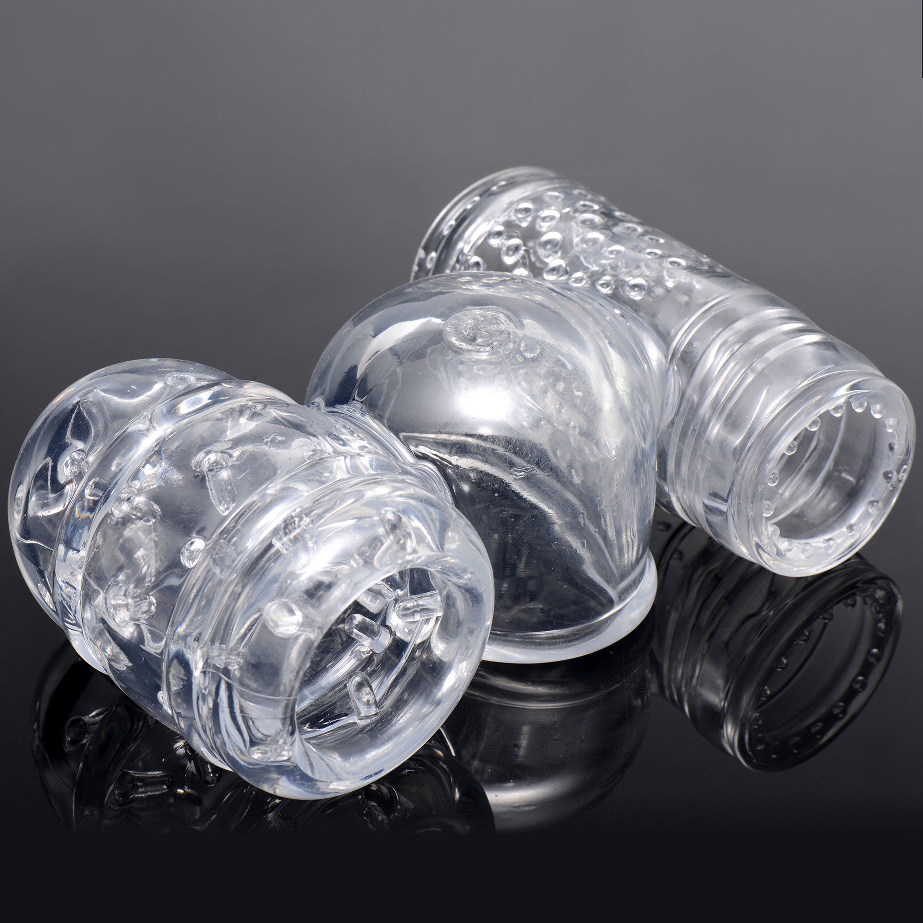 Twin Turbo Strokers 2 in 1 Wand Attachment By Wand Essentials