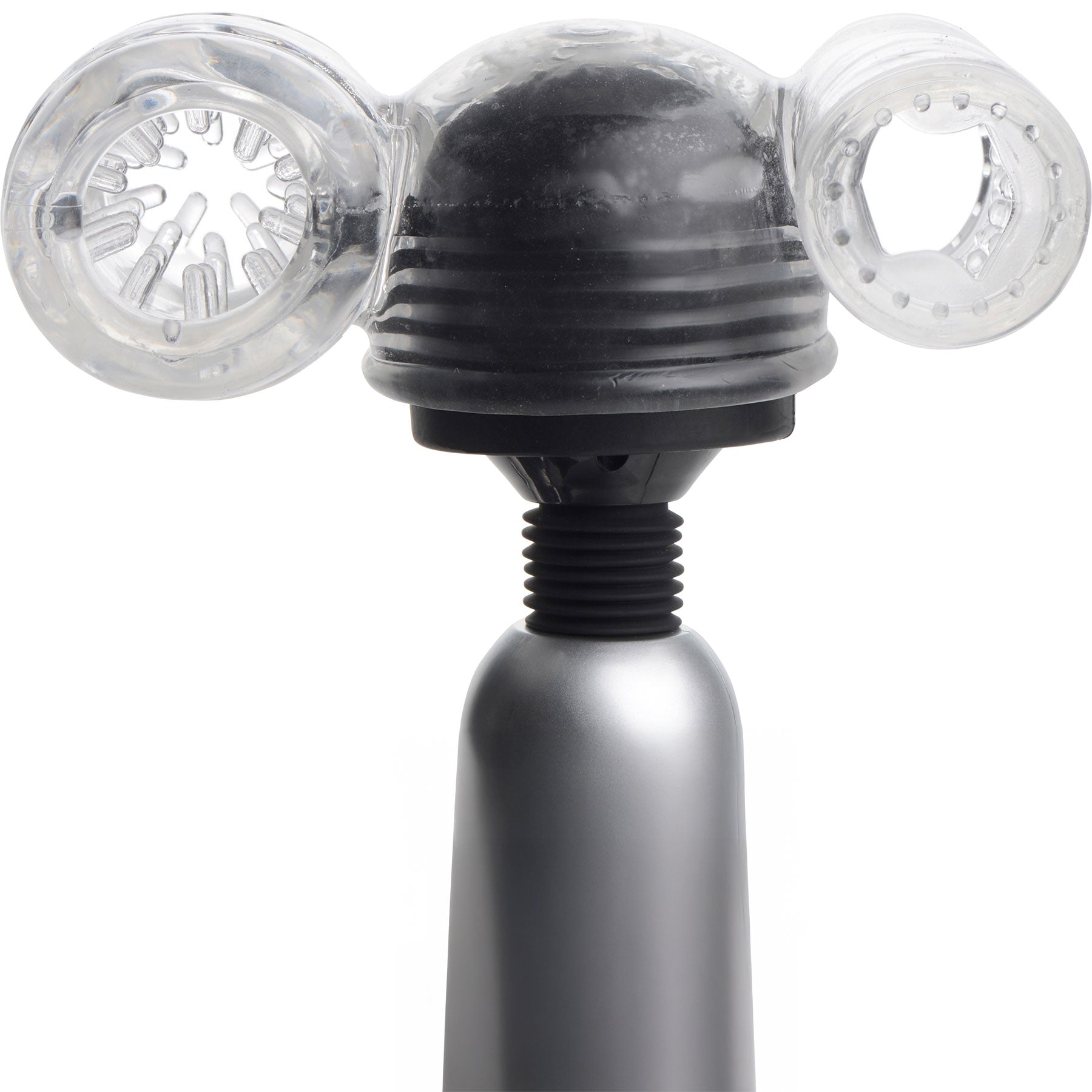 Twin Turbo Strokers 2 in 1 Wand Attachment By Wand Essentials
