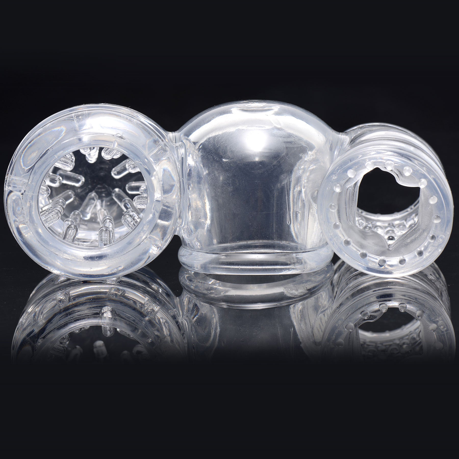 Twin Turbo Strokers 2 in 1 Wand Attachment By Wand Essentials