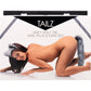 Tailz Black Silicone Anal Plug With Grey Wolf Faux Fur Tail & Matching Ears