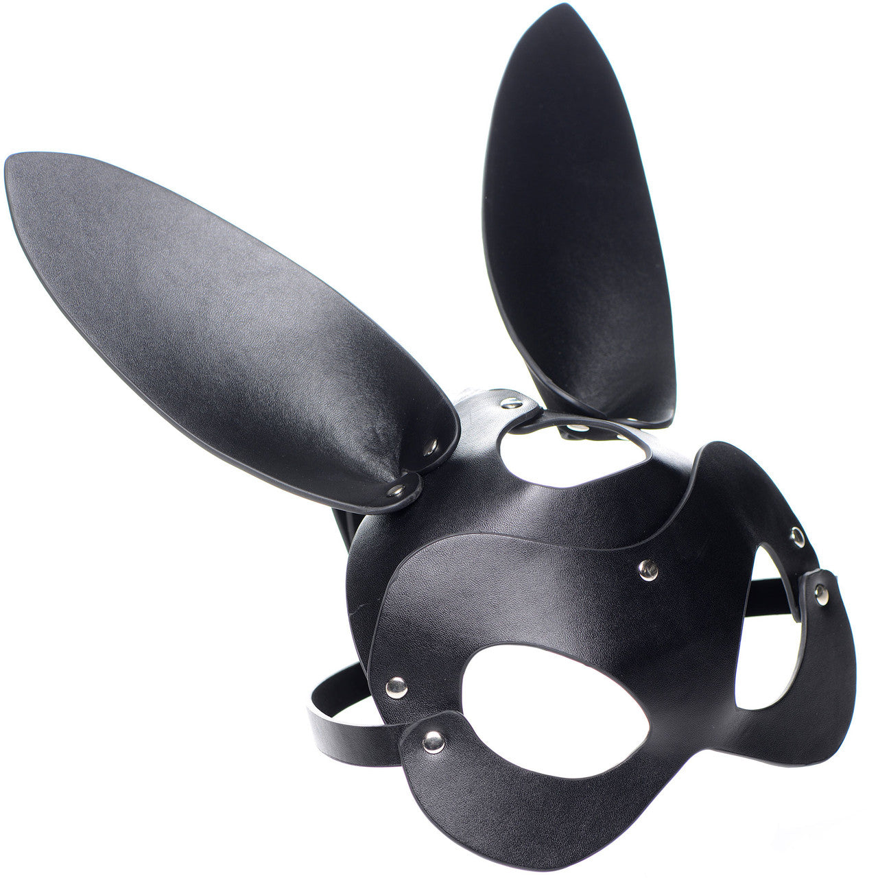 Tailz Aluminum Alloy Anal Plug With Black Faux Fur Bunny Tail & Matching Bunny Mask