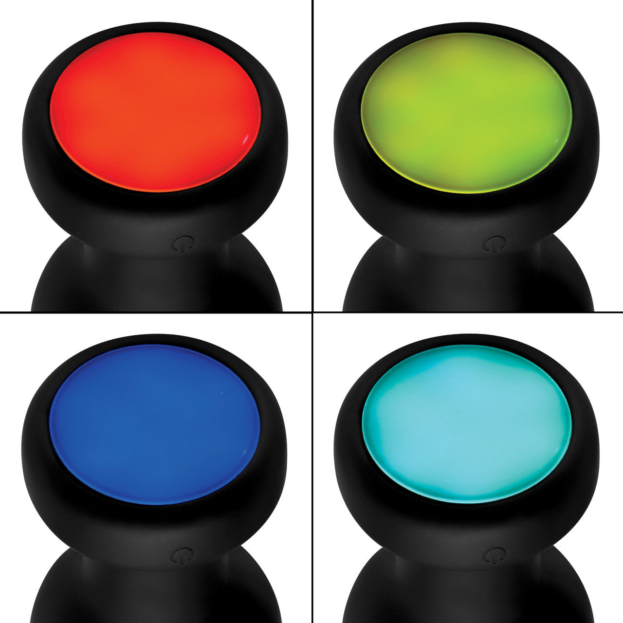 Vibrating LED Butt Plug - Small Size Vibrating LED Butt Plug - Small Size