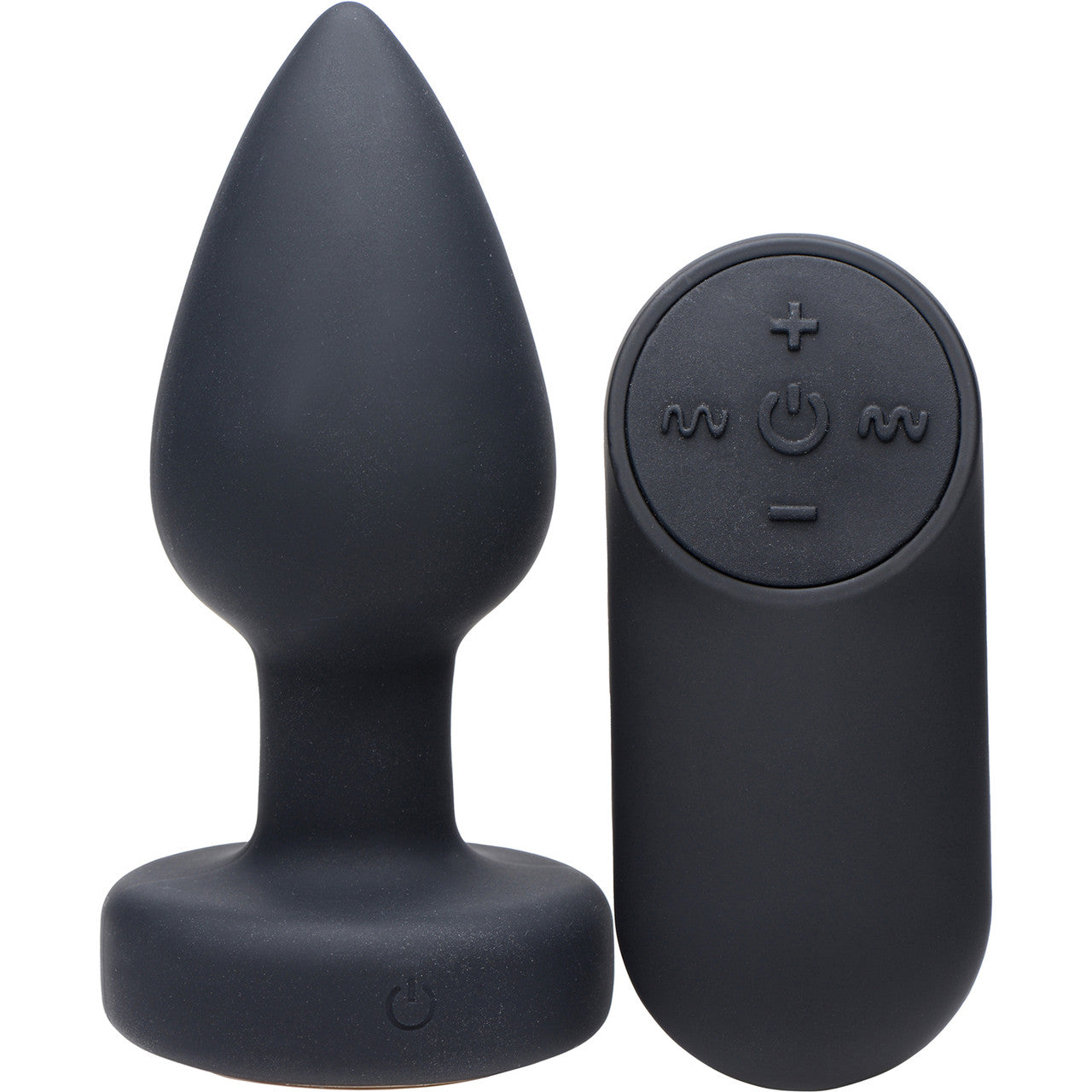 Booty Sparks Silicone 7 Mode Vibrating Butt Plug With LED Light Up Base - Small