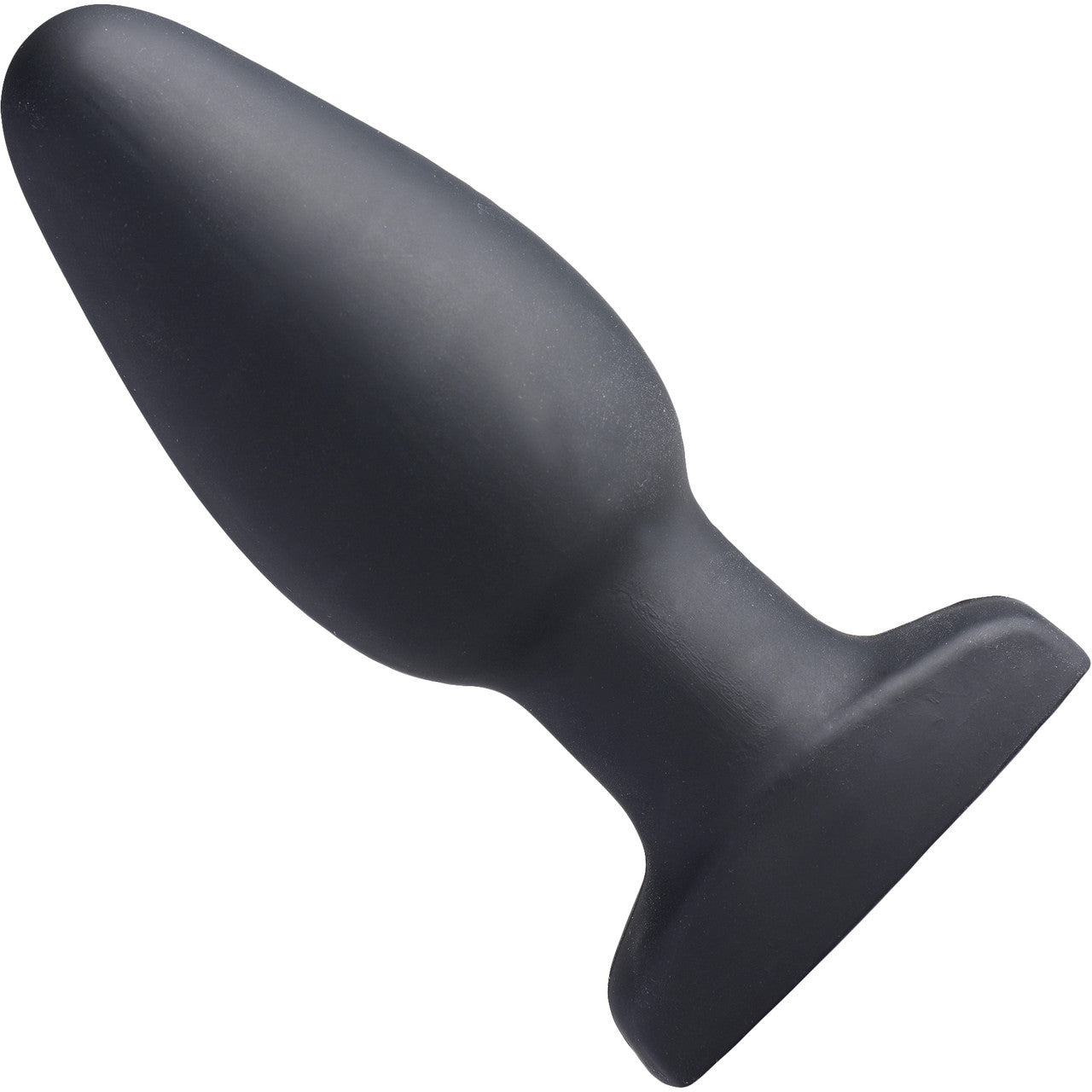 Swell Inflatable Rechargeable Silicone Vibrating Anal Plug With Remote - Black