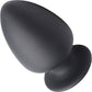 Squeeze-It Squeezable Silicone Anal Plug, Large - Black