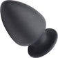 Squeeze-It Squeezable Silicone Anal Plug, Medium - Black