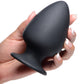 Squeeze-It Squeezable Silicone Anal Plug, Medium - Black