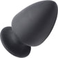 Squeeze-It Squeezable Silicone Anal Plug, Small - Black