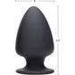 Squeeze-It Squeezable Silicone Anal Plug, Small - Black