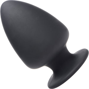 Squeeze-It Squeezable Silicone Anal Plug, Small - Black